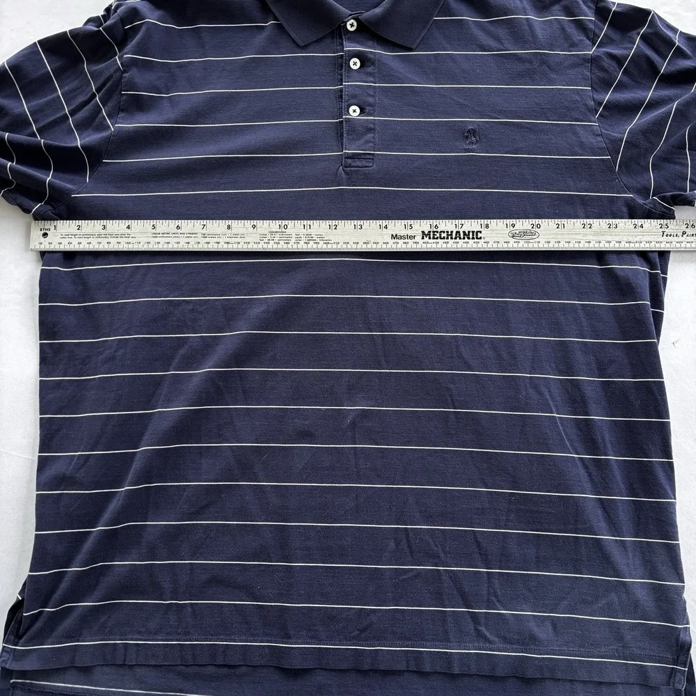 Polo Golf Ralph Lauren Long Sleeve Polo Shirt‎ Men's XL Pima Cotton Striped